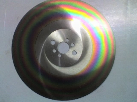 Silver CrN Coating HSS Circular Saw Blade for metal tubes and pipes cutting 225mm x 40mm x 1.8mm z=180