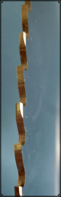 Colorful CrN Coating HSS Circular Saw Blade for metal tubes and pipes cutting from diameter 175mm up to 550mm high speed