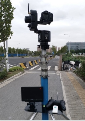 30 feet sport video pole endzone camera  9m easy to operate china manufacturer manual pantilt electric pantilt
