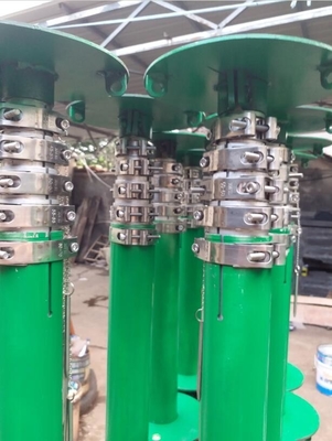 guyed aluminum telescopic mast antenna pole  6 meter 18 meter telescopic antenna tower with trolley base