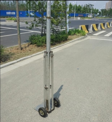 6m telescopic antenna portable  light weight antenna mast with tripod