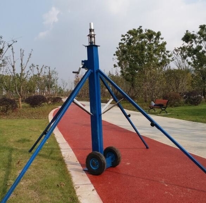 telescopic mast  potable light tower 9 meters high portable high lamp led lamp head aluminum tube mast antenna tower