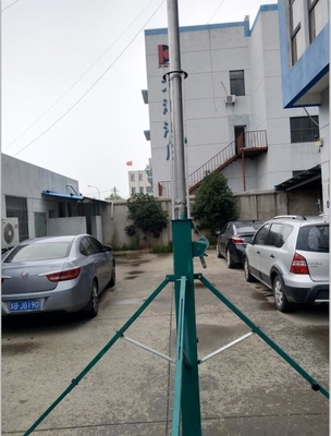 mastro de fotografia aérea  6-15m telescopic antenna towers and lightweight antenna mast with tripod stand