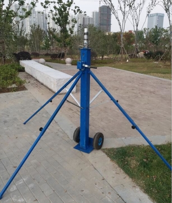 hand winch up telescoping antenna mast 40ft 12m aluminum telescopic mast radio tower