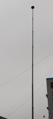 winch up 50ft telescopic mast push up sectional mast hand winch up radio mast 15m aluminum mast