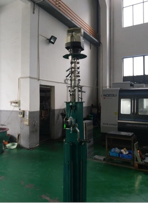 воздушна фотографија јарболот light weight 2mm wall 6063 aluminum tube 6-18m telescopic mast with tripod stand