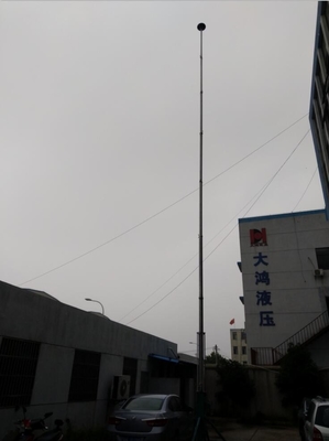 pole aerial photography equipment  Telescoping Mobile Video Surveillance Mast 9 meter 30ft