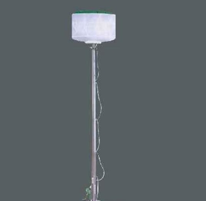 30ft telescoping aluminum mast portable light tower 9m sectional antenna mast 40ft winch up 800W