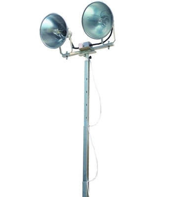 ເສົາແສງສະຫວ່າງ Portable mobile light tower 30ft  portable light tower  winch up 6 meter high torre de luz portátil 9m