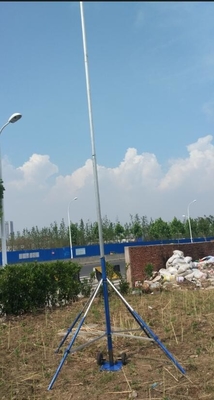 6m up to 18m telescopic antenna towers and lightweight antenna mast 2mm wall 6063 aluminum with tripod stand