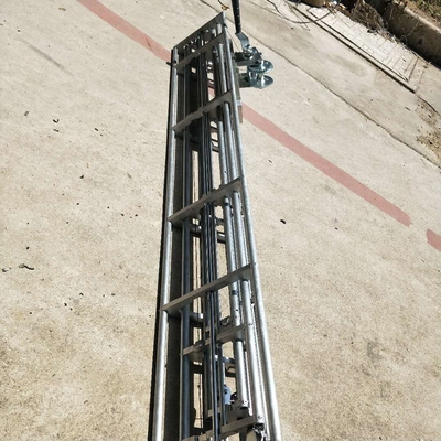 võre torn hand winch 30m 11 sections telescopic antenna tower lattice tower aluminum tower heavy duty