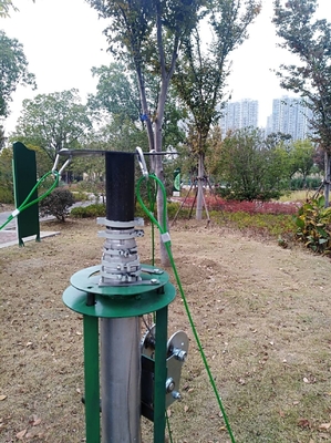New Version 12 meter telescopic mast hand winch mast for light tower CCTV monitor pole light weight tower antenna mast