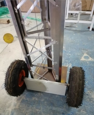 30ft telescopic winch up lattice tower sectional aluminum lattice tower self support tower antenna tower
