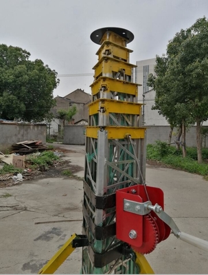 110 kv transmission tower aluminum tower light weight portable lattice tower antenna tower telescopic aerial mast