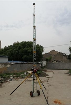 self support  tower aluminum 60 ft   winch up lattice tower wire guyed 15m to 30m max load 100kg