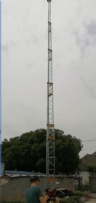 light weight winch up lattice tower 15m to 30m  self-supporting antenna tower aluminum tower