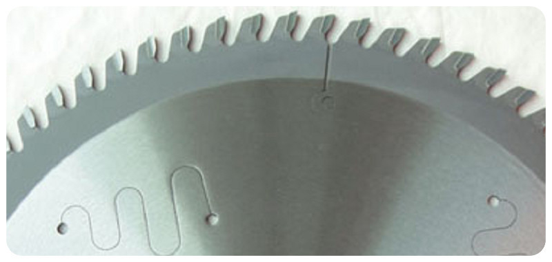 TCT Saw Blades for plastic in general and FRP diameter from 125mm up to 750mm body with low noise laser cut