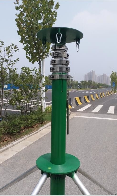 mobile 40ft  20ft  Aerial photography Mast Telescopic Camera Stand Ground-based Telescoping Elevated Mast aluminum mast