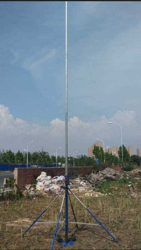 telescopic mast / 5m telescopic pole antenna tower light weight flag pole 30ft 9 meter high aluminum mast