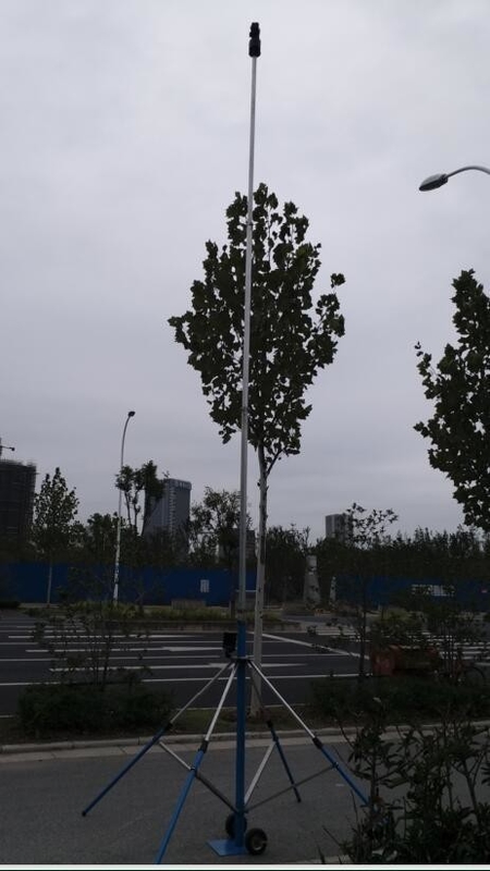20ft portable aluminum telescoping mast telescopic mast hand extending mast hand push antenna mast