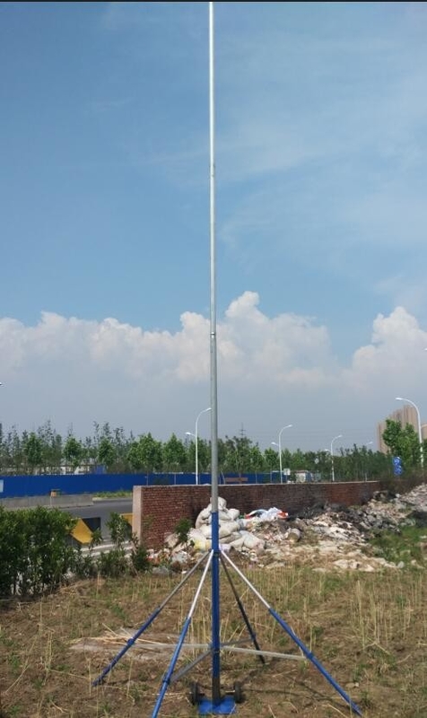 6m telescopic antenna portable light weight antenna mast telescopic mast light tower with tripod