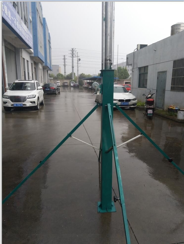 crank up telescoping antenna mast 9m telescopic mast aluminum 30ft payload 15kg light weight portable