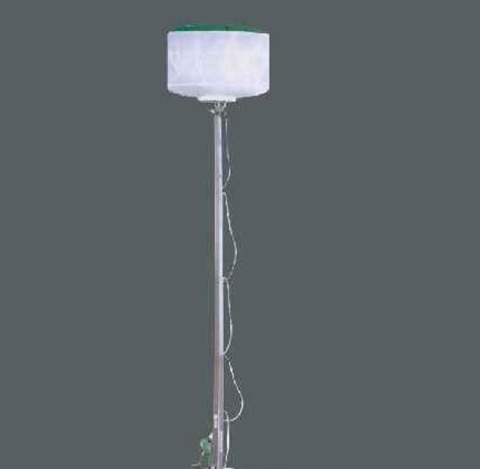 Base Support Telescopic Mast  Portable Light Tower LED lamp 2*300W  Emergency Electric 24V Mobile Solar Light