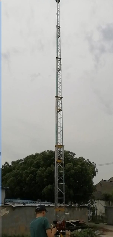 110 kv transmission tower aluminum tower light weight portable lattice tower antenna tower telescopic aerial mast